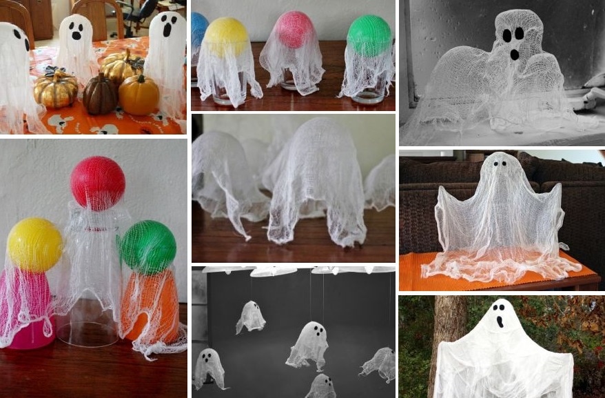 Как сделать - «Привидение на Хэллоуин»: